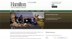 Desktop Screenshot of hamiltonfinancialpc.com